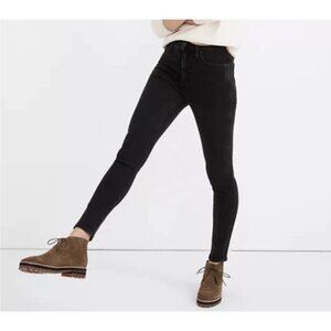 Madewell Black Skinny Skinny Jeans Size 28 High Rise Stretch Denim Classic